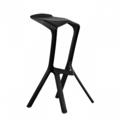 Барный стул Barneo N-227 Miura черный в Советском - sovetskiy.mebel24.online | фото 1