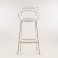 Барный стул Barneo N-235 Masters, белый, design Phillip Stark в Советском - sovetskiy.mebel24.online | фото 3