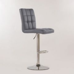 Барный стул Barneo N-48 Kruger серый в Советском - sovetskiy.mebel24.online | фото 3