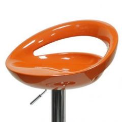 Барный стул Barneo N-6 Disco оранжевый глянец в Советском - sovetskiy.mebel24.online | фото 2
