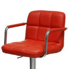 Барный стул Barneo N-69 Kruger Arm Красный в Советском - sovetskiy.mebel24.online | фото 2