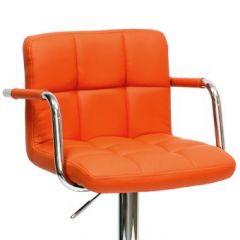 Барный стул Barneo N-69 Kruger Arm Оранжевый в Советском - sovetskiy.mebel24.online | фото 2