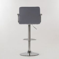 Барный стул Barneo N-69 Kruger Arm Серый в Советском - sovetskiy.mebel24.online | фото 2