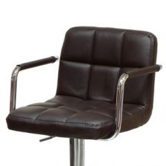 Барный стул Barneo N-69 Kruger Arm Темно-коричневый в Советском - sovetskiy.mebel24.online | фото 2