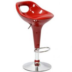 Барный стул Barneo N-7 Malibu красный глянец в Советском - sovetskiy.mebel24.online | фото