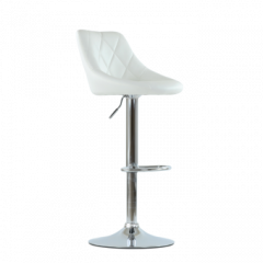Барный стул Barneo N-83 Comfort (Комфорт) белый в Советском - sovetskiy.mebel24.online | фото