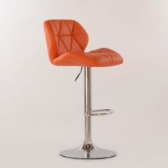 Барный стул Barneo N-85 Diamond оранжевый в Советском - sovetskiy.mebel24.online | фото 2