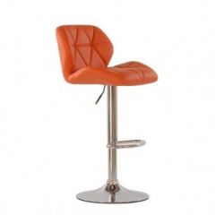 Барный стул Barneo N-85 Diamond оранжевый в Советском - sovetskiy.mebel24.online | фото 1