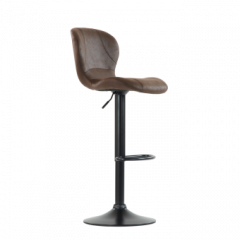 Барный стул Barneo N-86 Time / Black / VPU Brown Vintage коричневый винтаж PK970-18 в Советском - sovetskiy.mebel24.online | фото