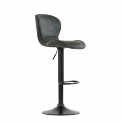 Барный стул Barneo N-86 Time / Black / VPU Dark Gray Vintage серый винтаж 970-11 в Советском - sovetskiy.mebel24.online | фото 1