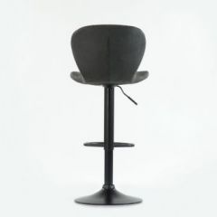 Барный стул Barneo N-86 Time / Black / VPU Dark Gray Vintage серый винтаж 970-11 в Советском - sovetskiy.mebel24.online | фото 2