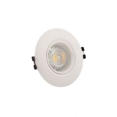 DK3028-WH Встраиваемый светильник, IP 20, 10 Вт, GU5.3, LED, белый, пластик в Советском - sovetskiy.mebel24.online | фото 3