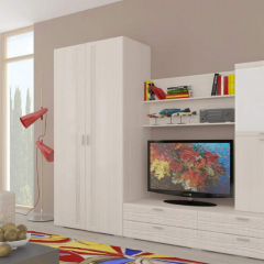 Гостиная ЛОТОС (модульная) Бодега белая в Советском - sovetskiy.mebel24.online | фото 6