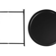 Журнальный стол Tray 47х51 black в Советском - sovetskiy.mebel24.online | фото 3