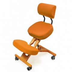 Коленный стул со спинкой Smartstool KW02В + Чехлы в Советском - sovetskiy.mebel24.online | фото 4