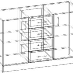СОФИЯ Комод К1000 2Д (венге/дуб белфорт) в Советском - sovetskiy.mebel24.online | фото 3
