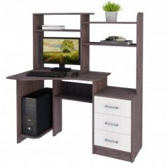 Компьютерный стол №16 (Анкор темныйанкор темный) в Советском - sovetskiy.mebel24.online | фото 2