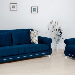 Комплект Роуз ТД 410 диван-кровать + кресло + комплект подушек в Советском - sovetskiy.mebel24.online | фото