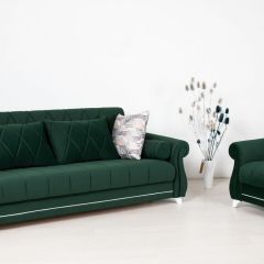 Комплект Роуз ТД 411 диван-кровать + кресло + комплект подушек в Советском - sovetskiy.mebel24.online | фото