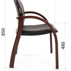 Кресло для посетителей CHAIRMAN 659 Terra (экокожа) в Советском - sovetskiy.mebel24.online | фото