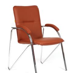 Кресло для посетителей CHAIRMAN 850 (экокожа TERRA 111) в Советском - sovetskiy.mebel24.online | фото