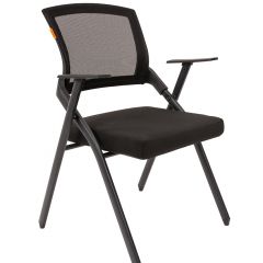 Кресло для посетителей CHAIRMAN NEXX (ткань стандарт черный/сетка DW-01) в Советском - sovetskiy.mebel24.online | фото