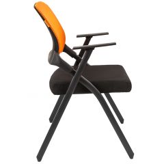 Кресло для посетителей CHAIRMAN NEXX (ткань стандарт черный/сетка DW-66) в Советском - sovetskiy.mebel24.online | фото 3