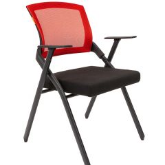Кресло для посетителей CHAIRMAN NEXX (ткань стандарт черный/сетка DW-69) в Советском - sovetskiy.mebel24.online | фото