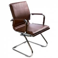 Кресло для посетителя Бюрократ CH-993-Low-V/Brown коричневый в Советском - sovetskiy.mebel24.online | фото 1