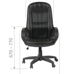 Кресло для руководителя  CHAIRMAN 685 (экокожа черный) в Советском - sovetskiy.mebel24.online | фото 5