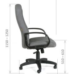 Кресло для руководителя  CHAIRMAN 685 СТ (ткань стандарт 10-356 черная) в Советском - sovetskiy.mebel24.online | фото 6