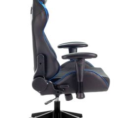 Кресло игровое Бюрократ VIKING 4 AERO BLUE черный/синий в Советском - sovetskiy.mebel24.online | фото 8