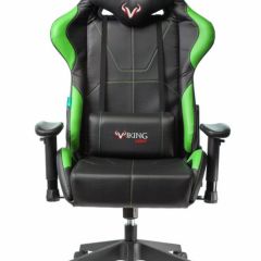 Кресло игровое Бюрократ VIKING 5 AERO LGREEN черный/салатовый в Советском - sovetskiy.mebel24.online | фото 2