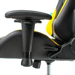 Кресло игровое Бюрократ VIKING 5 AERO YELLOW черный/желтый в Советском - sovetskiy.mebel24.online | фото 5