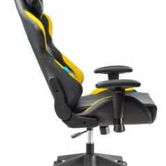 Кресло игровое Бюрократ VIKING 5 AERO YELLOW черный/желтый в Советском - sovetskiy.mebel24.online | фото 2