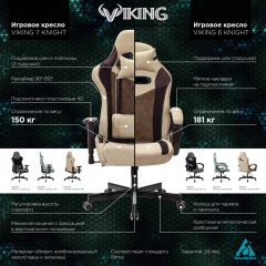 Кресло игровое Бюрократ VIKING 6 KNIGHT BL FABRIC синий в Советском - sovetskiy.mebel24.online | фото 5