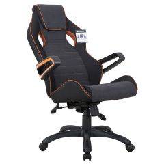 Кресло компьютерное BRABIX Techno Pro GM-003 (ткань черное/серое, вставки оранжевые) 531813 в Советском - sovetskiy.mebel24.online | фото 8
