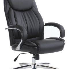 Кресло офисное BRABIX "Advance EX-575" (хром/экокожа/черное) 531825 в Советском - sovetskiy.mebel24.online | фото 2