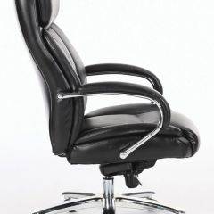 Кресло офисное BRABIX "Direct EX-580" (хром/рециклированная кожа/черное) 531824 в Советском - sovetskiy.mebel24.online | фото 3