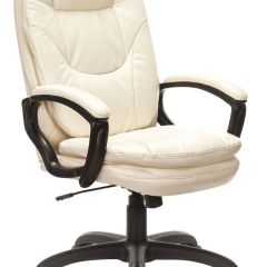 Кресло офисное BRABIX PREMIUM "Trend EX-568", экокожа, бежевое, 532102 в Советском - sovetskiy.mebel24.online | фото 1