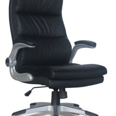 Кресло офисное BRABIX "Fregat EX-510" (рециклированная кожа, черное) 530863 в Советском - sovetskiy.mebel24.online | фото 1