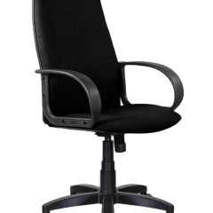 Кресло офисное BRABIX "Praktik EX-279" (ткань/кожзам, черное) 532017 в Советском - sovetskiy.mebel24.online | фото