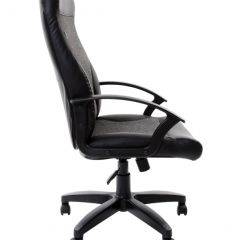 Кресло офисное BRABIX "Trust EX-535" (экокожа/черная/ткань серая) 531383 в Советском - sovetskiy.mebel24.online | фото