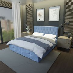 Кровать Афины Решетка+ПМ (1400) *БЕЗ ДНА в Советском - sovetskiy.mebel24.online | фото