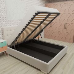 Кровать Брауни интерьерная +основание/ПМ/бельевое дно (120х200) в Советском - sovetskiy.mebel24.online | фото 3