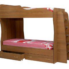 Кровать детская 2-х ярусная Юниор-1 (800*2000) ЛДСП в Советском - sovetskiy.mebel24.online | фото