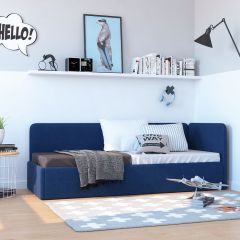 Кровать-диван Leonardo 160*70 (Синий) в Советском - sovetskiy.mebel24.online | фото 6