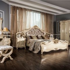 Кровать 1800 Джоконда (крем) в Советском - sovetskiy.mebel24.online | фото 7