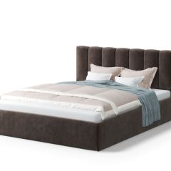 Кровать Элен 1600*2000  NEO 10 (темно-коричневый) в Советском - sovetskiy.mebel24.online | фото