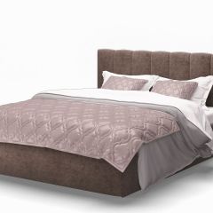 Кровать Элен 1600*2000 Rock 05 (коричневый) в Советском - sovetskiy.mebel24.online | фото